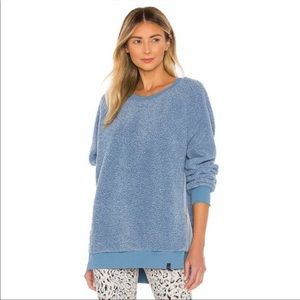 NEW Varley x Revolve Oakden Blue Pullover Sweater